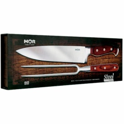 SET CUCHILLO Y TENEDOR ASADO 2 PIEZAS PREMIUM