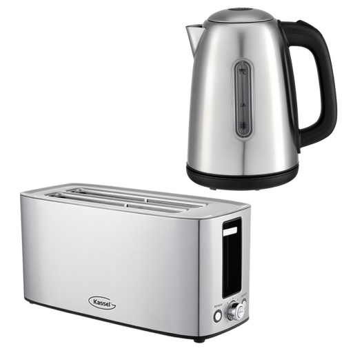 JARRA ELECTRICA ACERO INOXIDABLE + TOSTADORA KASSEL INOX
